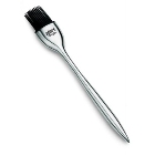 Sauces rejoice! The silicone bristles resist odors and the brush is dishwasher safe.